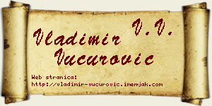 Vladimir Vučurović vizit kartica